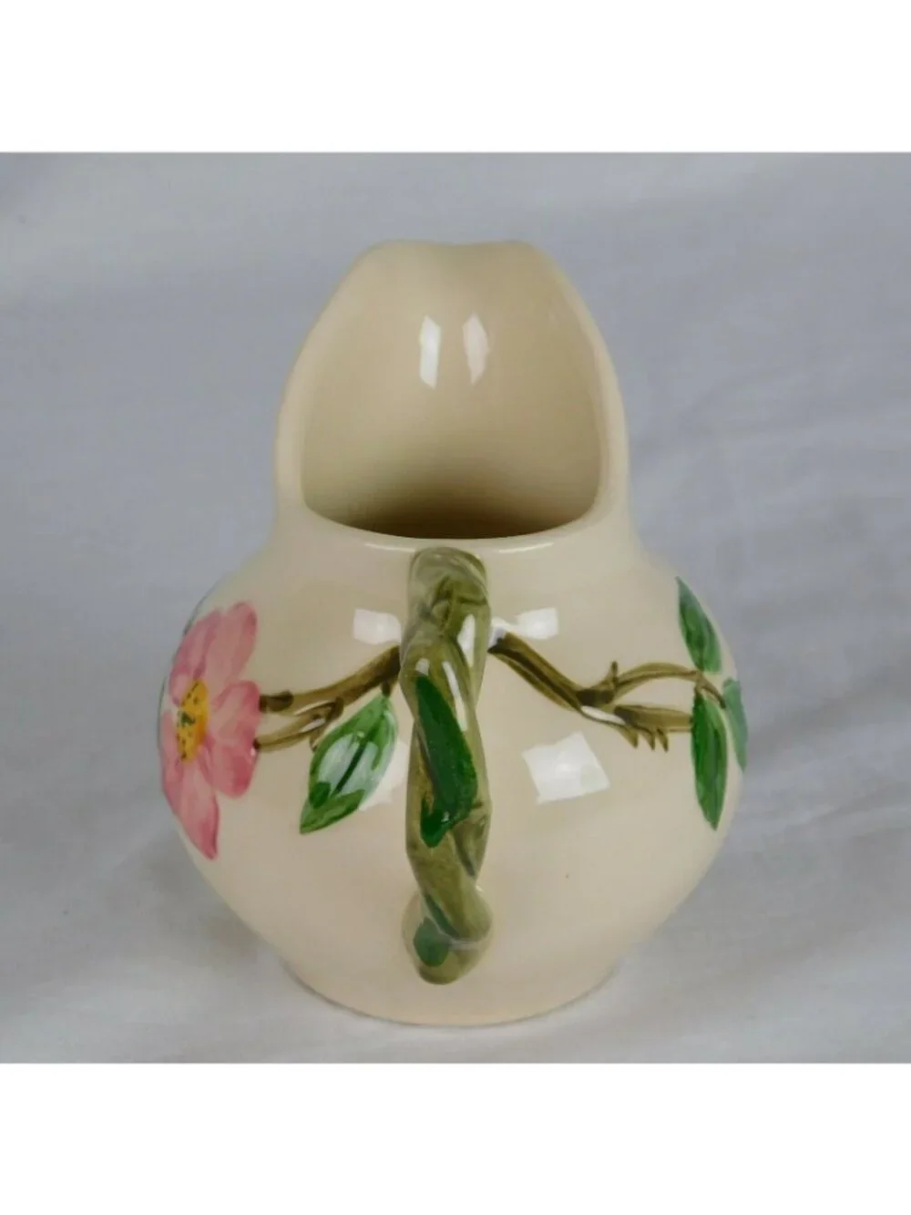 Franciscan Desert Rose Creamer 3.5" 6 oz. Made in California USA Gladding McBean - Picture 4 of 7